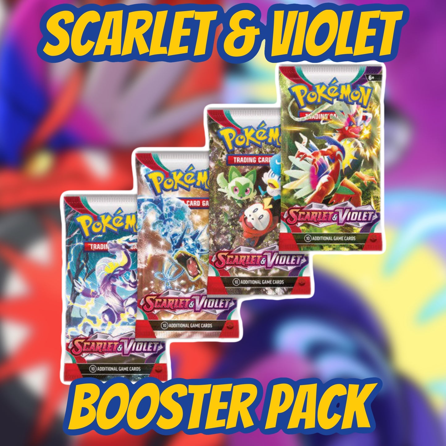 Scarlet & Violet Sleeved Booster Pack